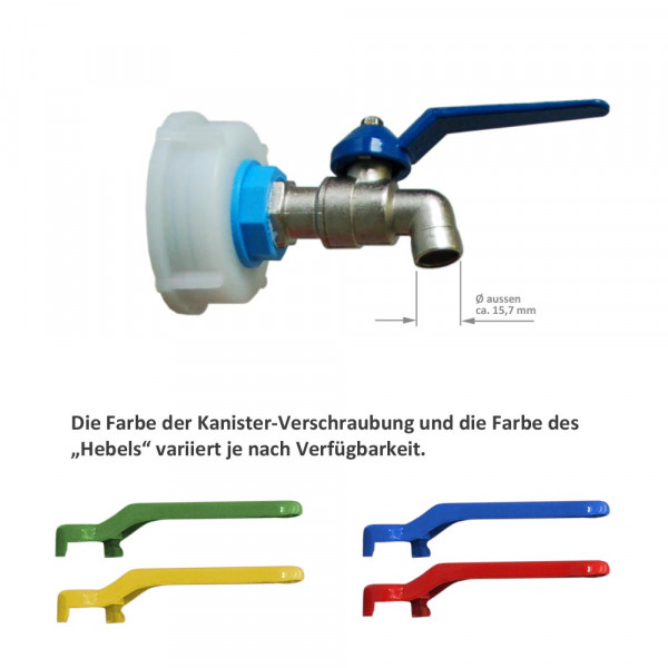 Bidon plastique 20 L, DIN 61 naturel, HDPE, fabriqué en Allemagne