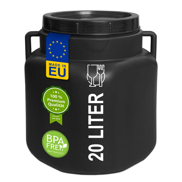 20 Liter Schraubdeckelfass Made in EU