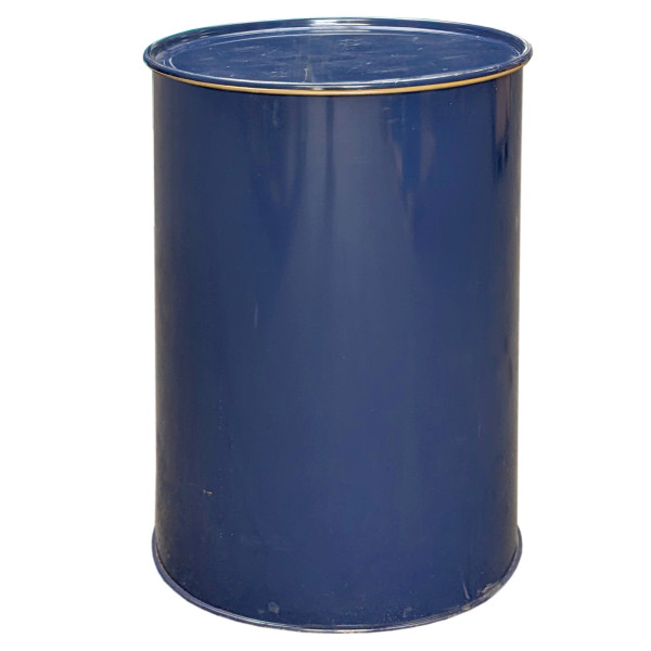 Lidded drum 213 liters blue