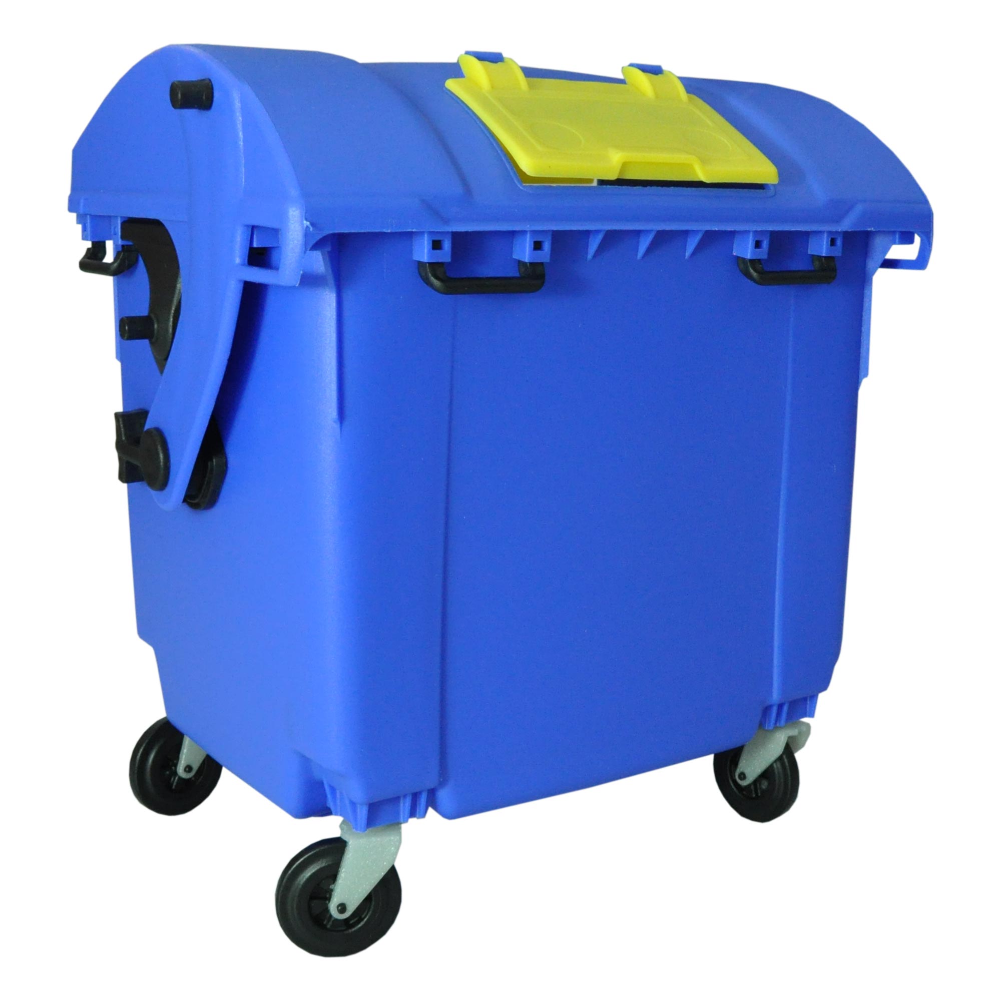 Mini Müllcontainer blau Tisch Mülltonne 4020747040516  